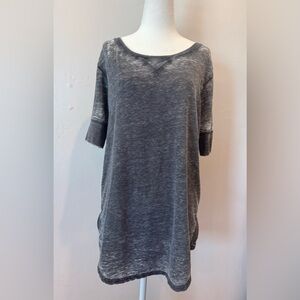 Jane and Delancey Charcoal Short Sleeve Top Small